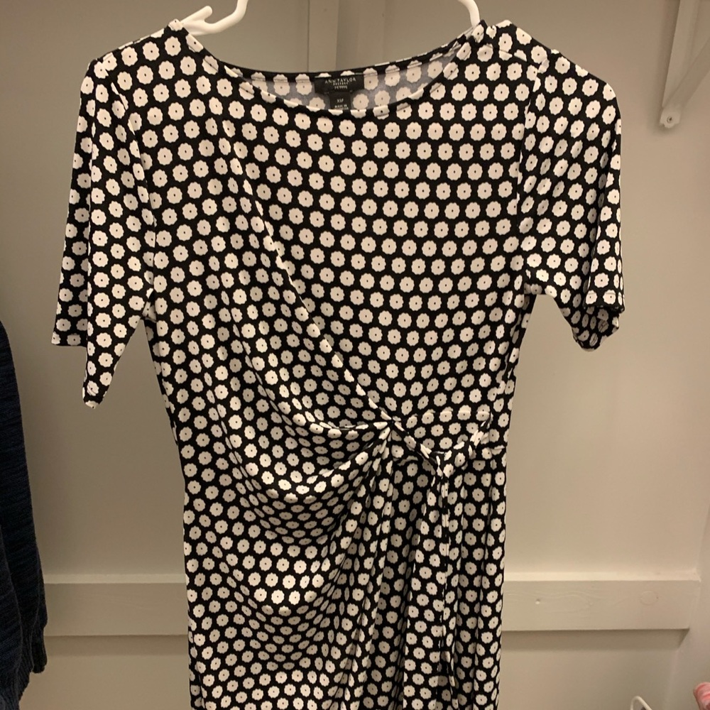 Ann taylor colour black whitte size xsp